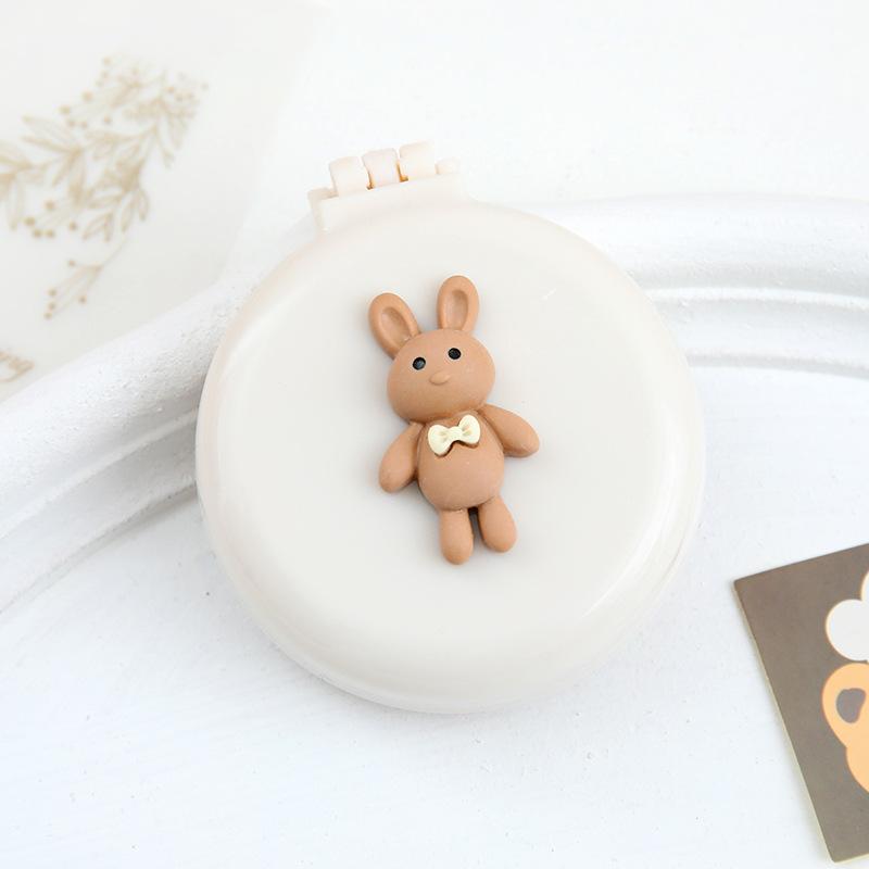 Симпатичные мини-складные гребни для волос с зеркалом, портативные для путешествий, массажная расческа для женщин и девочек, щетки для волос, аксессуары для укладки