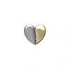 Gold And Silver Heart Jibits  10011679