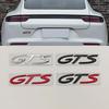 1 шт. 3D Металлическая наклейка-эмблема GTS на крыло и багажник для Panamera Taycan Mayenne 911 718