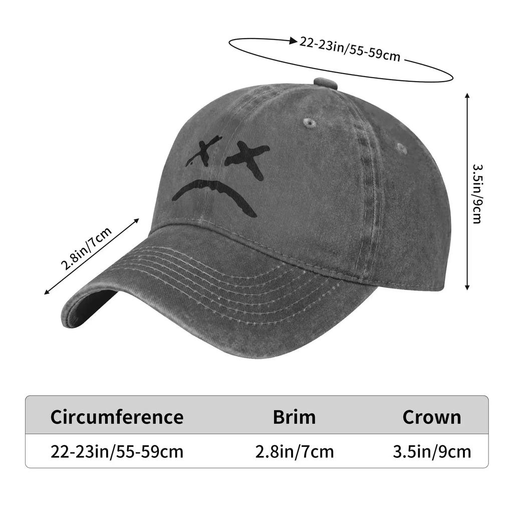 Baseball Cap Lil Peep Album Logo Summer y2k Retro Trucker Hat Unisex Women Print Tennis Skate Adjustable Snapback Cap