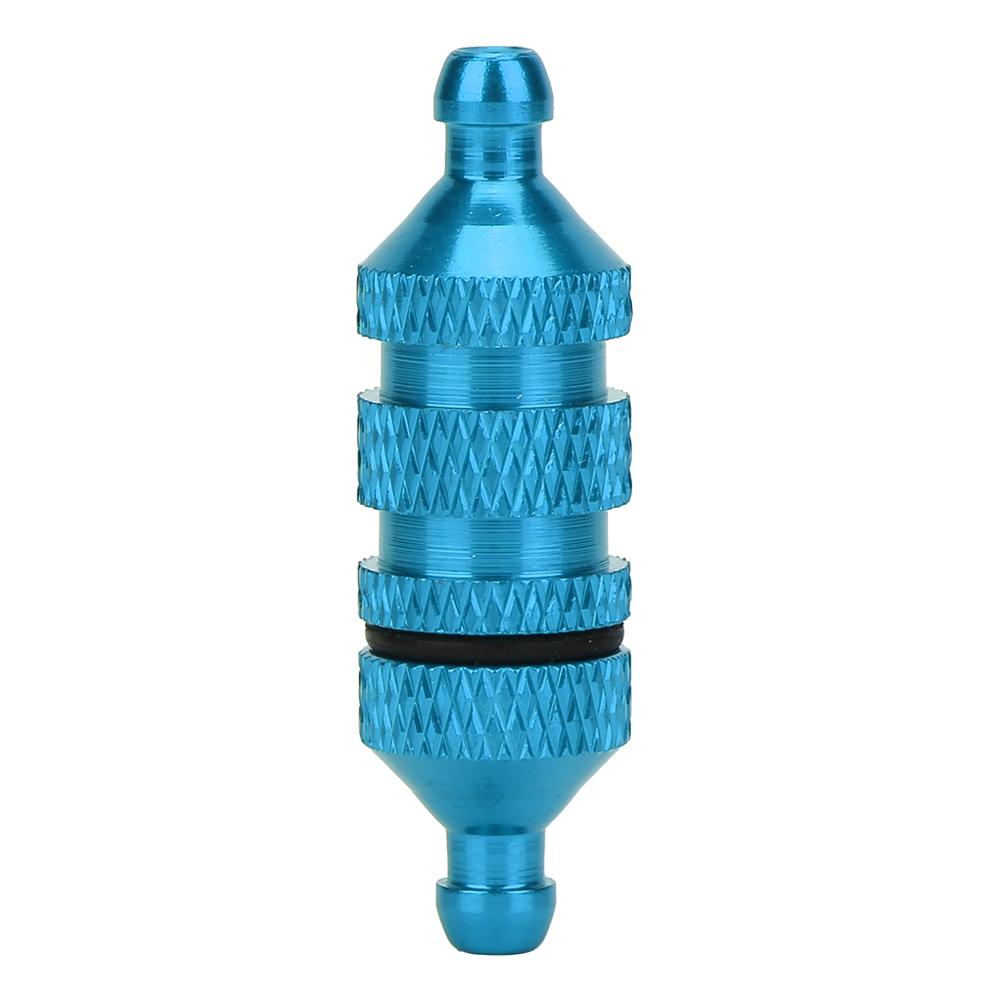 Oil Fuel Filter Engine Model Part for RC 1:8  1:10 Model Car  Aluminium AlloyBlue