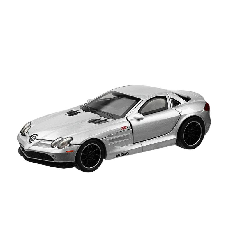 1/32 Benz SLR 722S Roadster Speedster Сплав Литье под давлением Модель Автомобиля Коллекция Хобби Декор Домашний Орнамент Подарок на День Рождения с Парнем