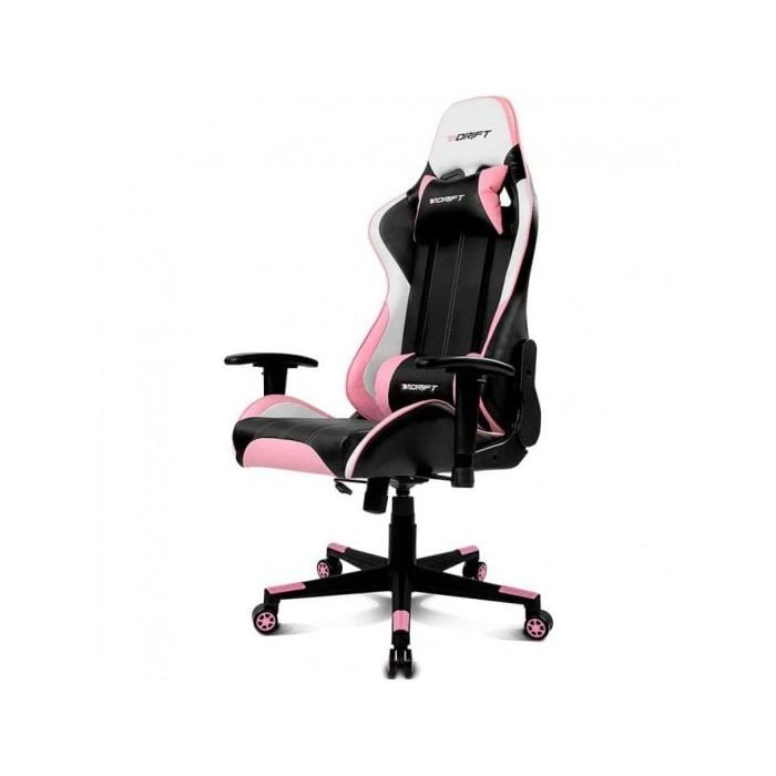 Chaise de jeu Drift Dr175 noir/blanc/rose