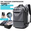 60л Vacpack рюкзак водонепроницаемый антивор воздушный вакуумный компрессионный дорожный рюкзак с электрическим насосом для путешественников