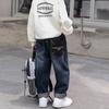 Джинсы для мальчиков Свободные брюки Корейские брюки Повседневные детские джинсы