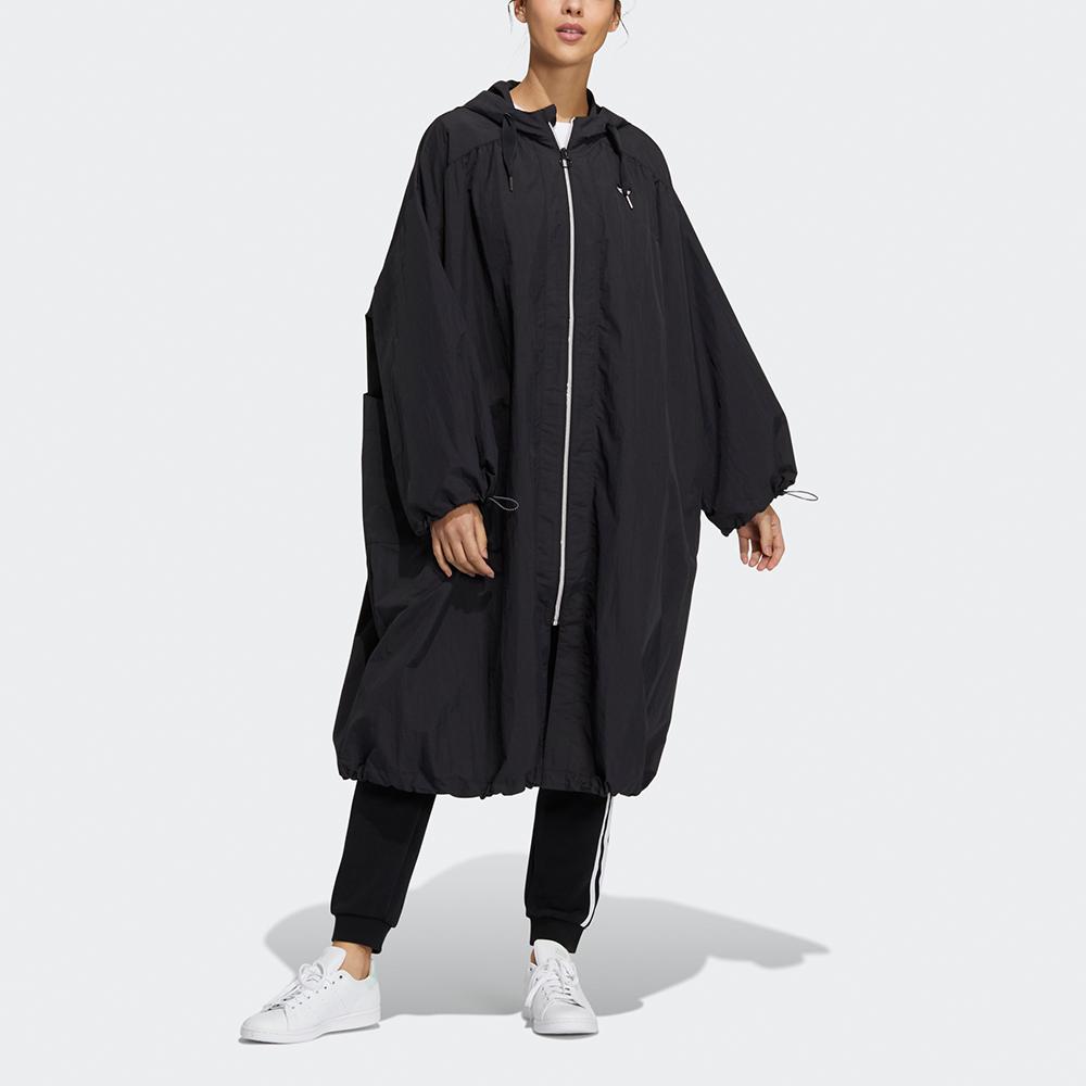 adidas Оригинальные Куртки Женские Черная С Капюшоном Умеренная Другие H39031