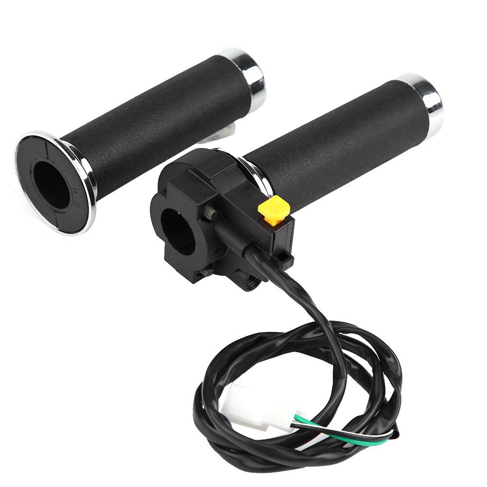 Throttle Control Handlebar Grip Kill Button Switch for 49cc 66cc 80cc Motorized Bicycle