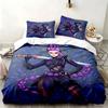 Kpop demon hunters 3pc set Perfect for bedroom use Comfortable bedding set includes a duvet cover and two pillowcases Ideal birthday or Christmas gift
