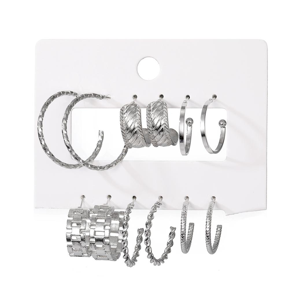 Серебряные студенческие вечерние серьги для девочек, простой комплект с гравировкой, модные очаровательные серьги, элегантные женские сексуальные серьги, комплект