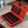 Bolt Extractor Set Easy Out Metal Heavy Duty Hand Tools 25-Piece Stripped Lug Nut Remover For Damaged Stripped Broken Screws