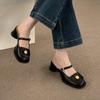Fashion 2025 Spring Summer Thick Heel Women Mules Slippers Shoes Fashion Cover Toe Slip On Shoes Ladies Casual Street Style Sandalias