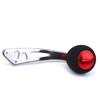 3 Colors Aluminum Knobs Fishing Reel Handle for Baitcasting Tackle Tools (Red)