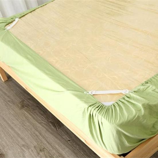 4 Pcs Bed Sheet Mattress Cover Clips Holder Fasteners Antiskid Elastic Band