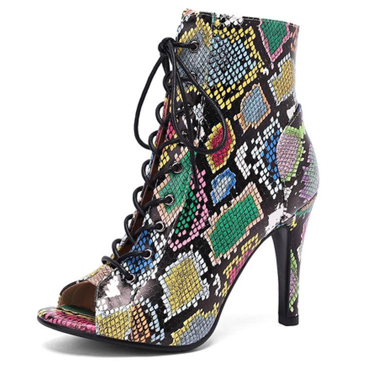 Элегантные женские вечерние ботильоны, сексуальные женские туфли на шпильке для латинских танцев, женские ботинки на высоком каблуке для латинских танцев, качественная обувь для бальных танцев