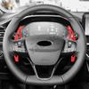2X Gear Extension Interior Accessories ABS Shift Paddle For Ford Focus Escape Kuga 2016-2020 EVOS 2022 Steering Wheel Shifter