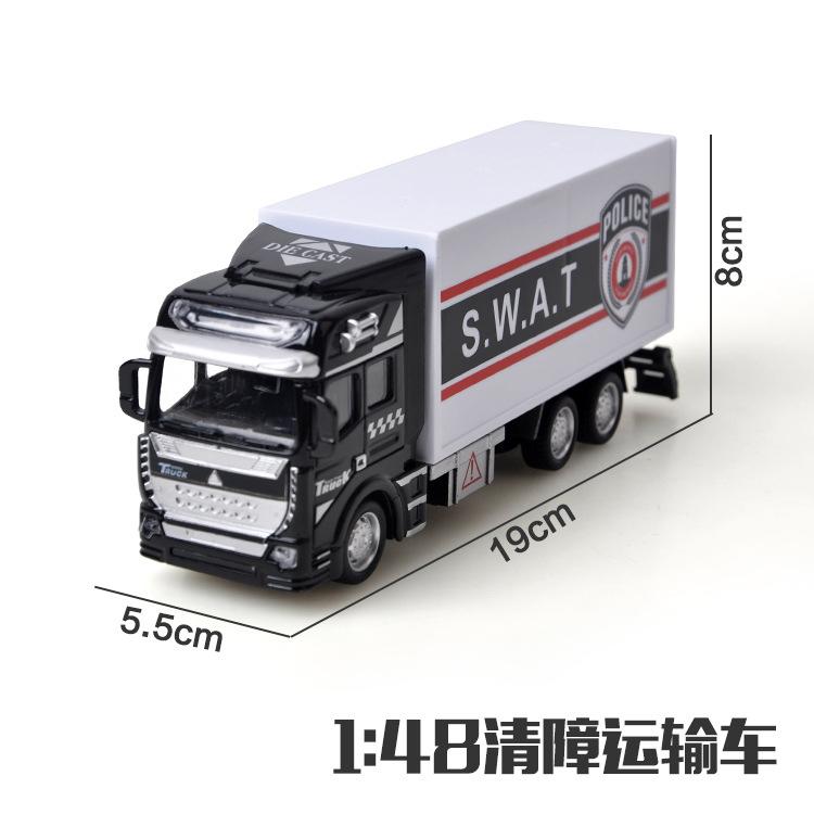 Машинка-симулятор из легкого сплава для моделирования, мусоровоз, пожарная лестница, нефтяной танкер, разбрызгиватель, модель игрушечной машинки для мальчиков и девочек B175