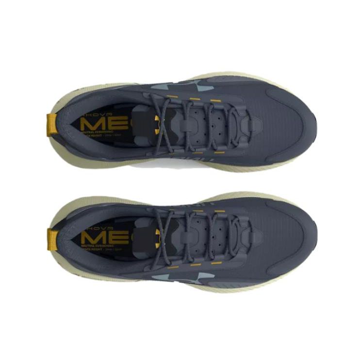 Under Armour HOVR Mega 2 MVMNT Grey Lemon Ice Unisex Sneakers Downpour-Grey Metallic-Harbor-Blue 3026629-400