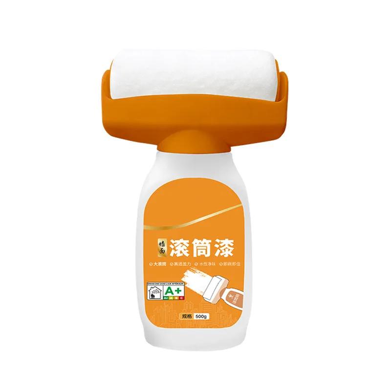 Антибактериальный валик для краски на водной основе, кисть для ремонта, покраска внутренних стен дома, портативная белая латексная краска, небольшой валик