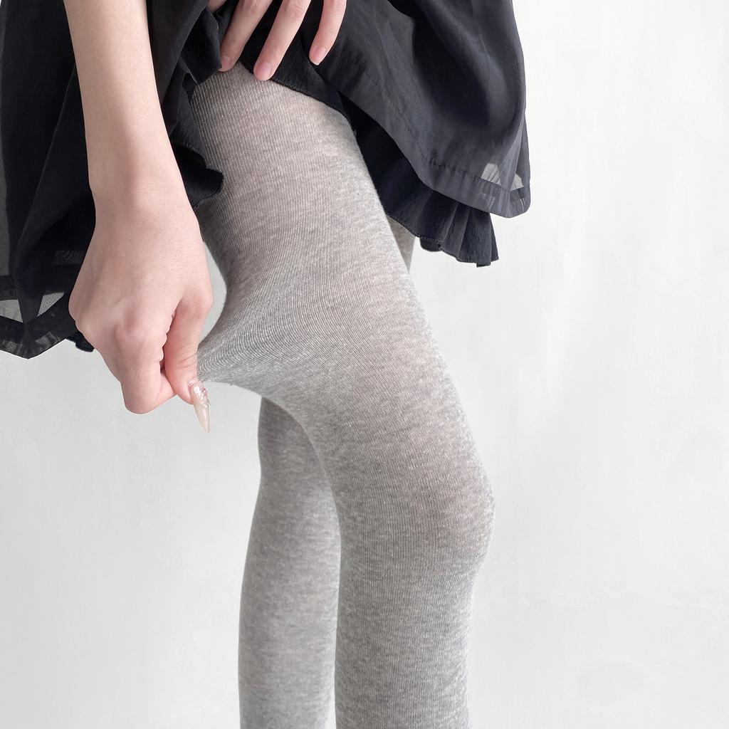 Tights Women Cotton Thin Breathable Thigh High Stockings Pantyhose Sexy Lingerie Hosiery Solid Color Tights Pantyhose Leggings