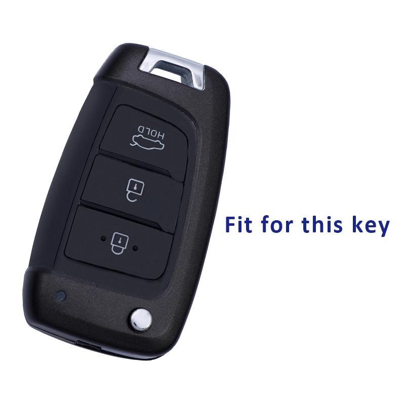 Чехол-брелок для автомобиля, корпус для Hyundai Elantra Solaris I30 I35 I40 IX35 Sonata Santa Fe Tucson Verna Celesta Accent