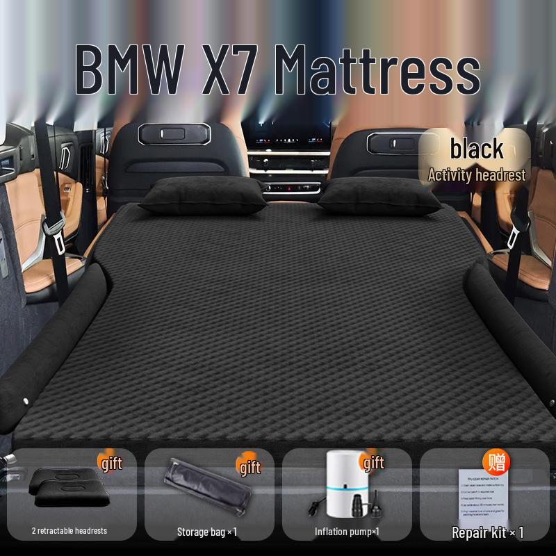 BMW X7 Car Bed: Inflatable Rear Seat Mattress & Trunk Sleeping Pad