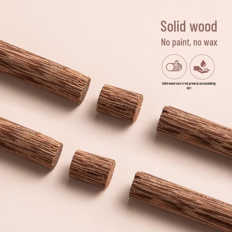 MAXCOOK Wenge Wood & 304 Stainless Steel Chopsticks (5 Pairs)