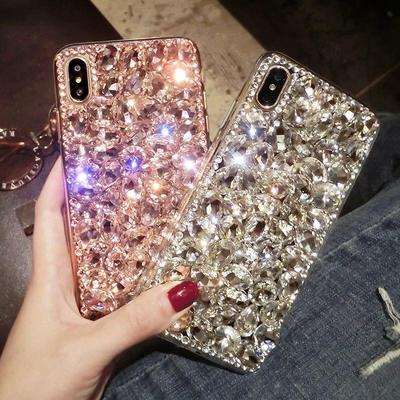 Модный чехол с кристаллами и бриллиантами для Iphone 15 14 13 12 11 Pro XS Max XR X 8 7 Plus/Samsung S23 S22 Z раза 4 S21 S20 A12 A53 A32 A52 A13 A14 A24 A34 A54