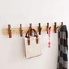 Nordic Branch Wall Wood Coat Rack Clothes Hanger with Hooks Hat Clothing Storage Shelves for Living Room Space Saving Furniture