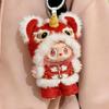 15cm BJD Doll Outfit Set Red Yellow Lion Dance Costume 1st 2nd 3rd Gen Vinyl Dolls