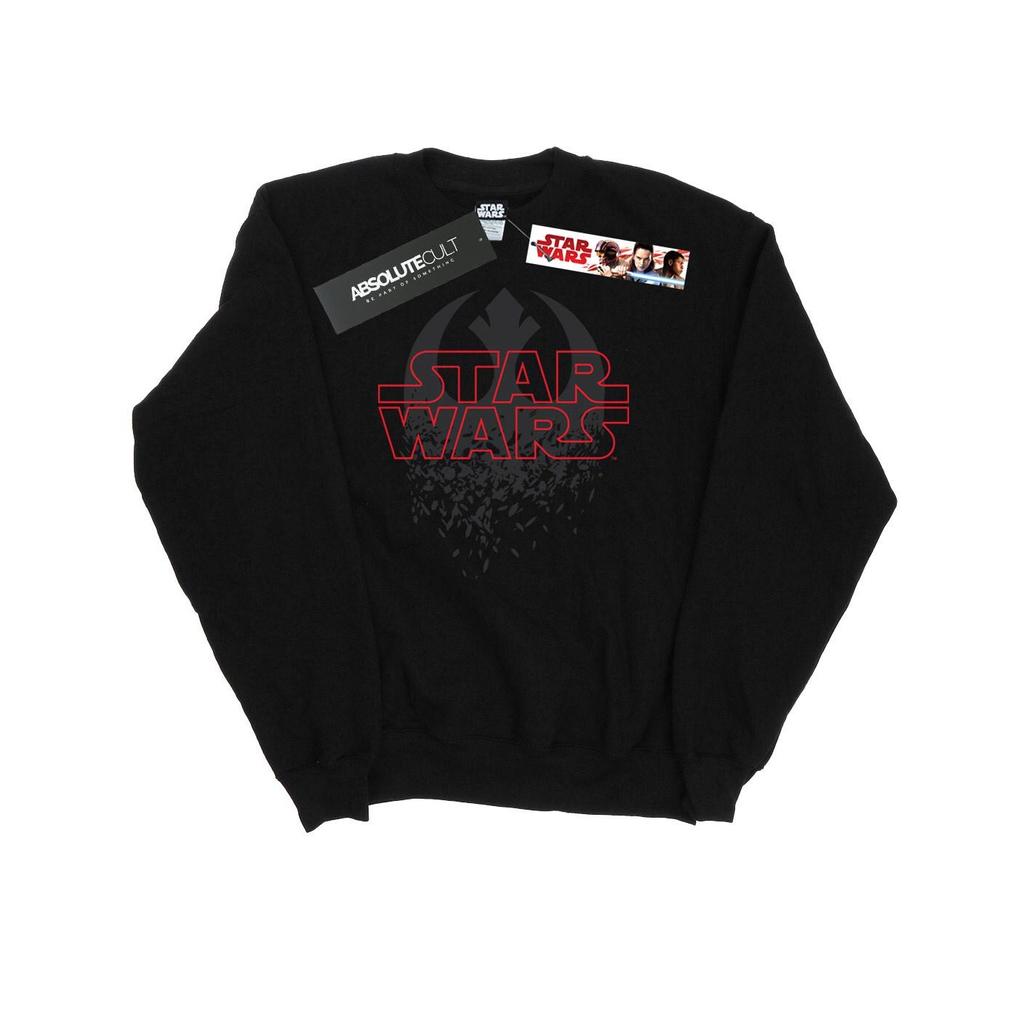 Star Wars Mens The Last Jedi Shattered Emblem Sweatshirt