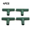 Plastic Structure Connectors Green Outdoor Garden Greenhouse Pole Joints Adapter