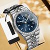 BINBOND Top Luxury Men's Quartz Watch Men's Diamond Watch Waterproof Night Light Date Week Stainless Steel Watch