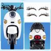 Exterior Car Decoration Accessories 2 Pairs Headlight Eyelash Stickers, Funny Auto Headlamp Decals, Waterproof Vehicle Decals Adhesive Cute