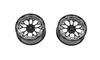 LS Studio Aluminum Wheels and Drift Tires of AL13 22MM Edge for Kyosho MRD ZERO and Scale RC Cars P.D. (Set 2) LS-WH-05 (Grey N+1) Mini-Z AWD/RWD
