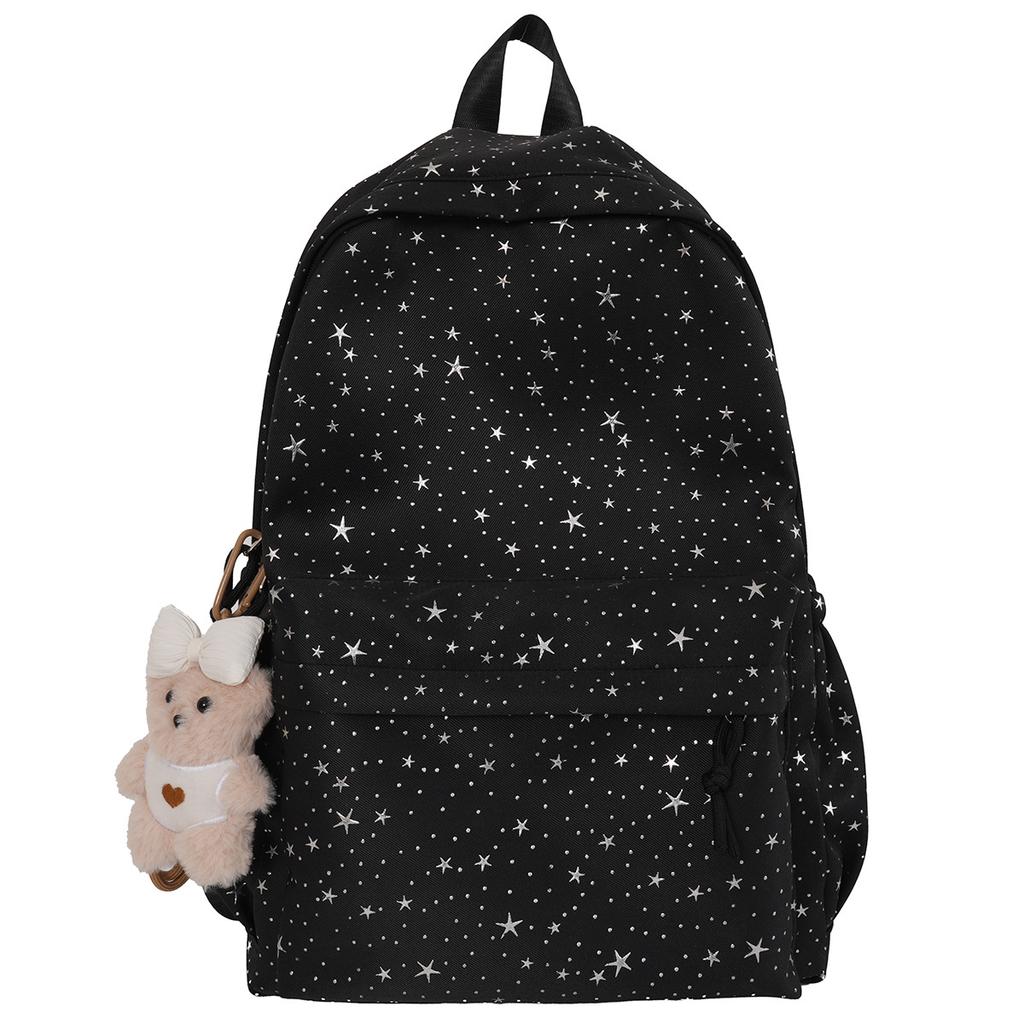 New schoolbag, high-aesthetic Japanese INS fresh and sweet backpack, lightweight travel large-capacity backpack for middle and high school students