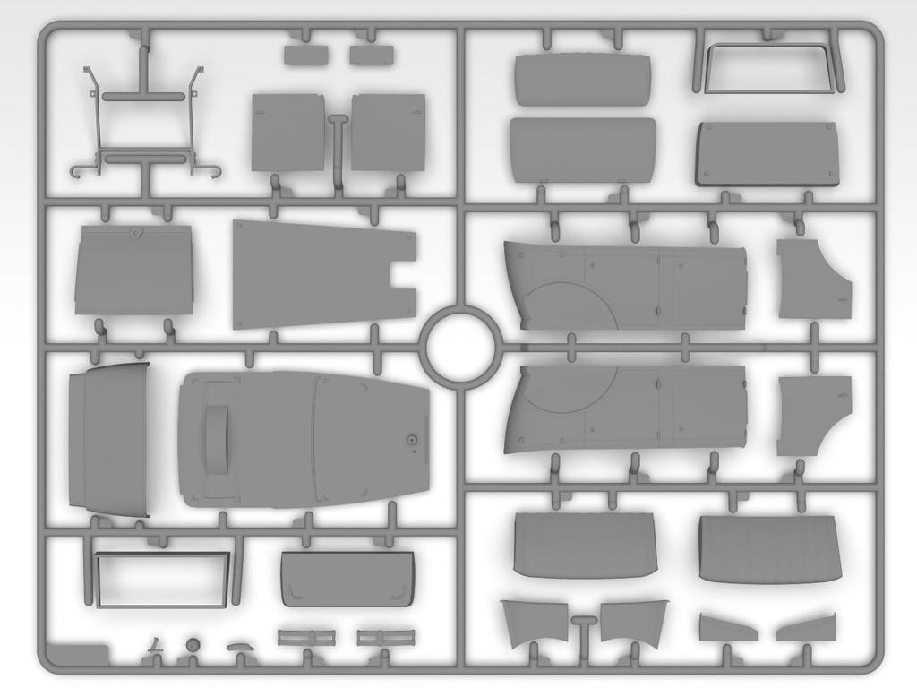 ICM 1/24 Scale Ford Model A Phaeton 1930s Plastic Model Kit 24051 (Car)