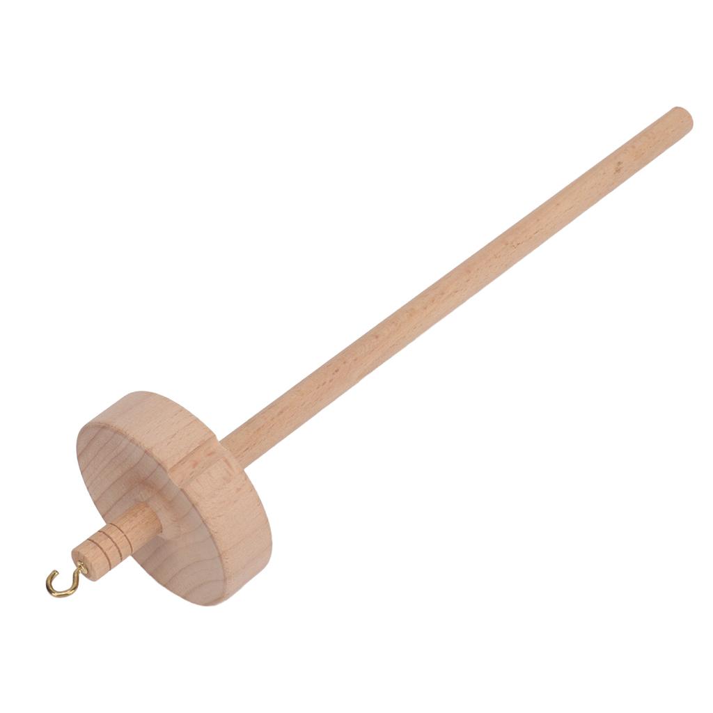 Wooden Drop Spindle Top Whorl Spinning Wheel Yarn Spindle Yarn Making Hand Carved Wooden Spindles Tool for Beginners