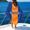 Beach Towel with Knicks logo Pattern - soft,absorbent,machine washable Lightweight&Modern,swimming,Travel Essentials