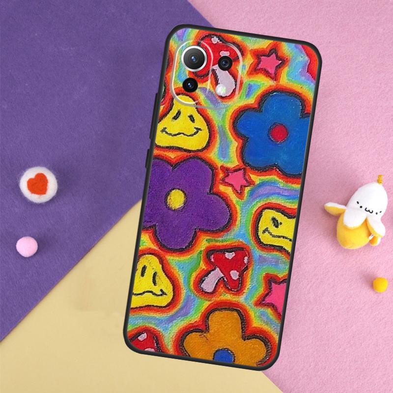 Винтажный эстетичный чехол для Xiaomi 14T 11T 12T 13T Pro 13 14 15 Ultra POCO X7 Pro X3 X5 X6 F5 F6 M6 Pro