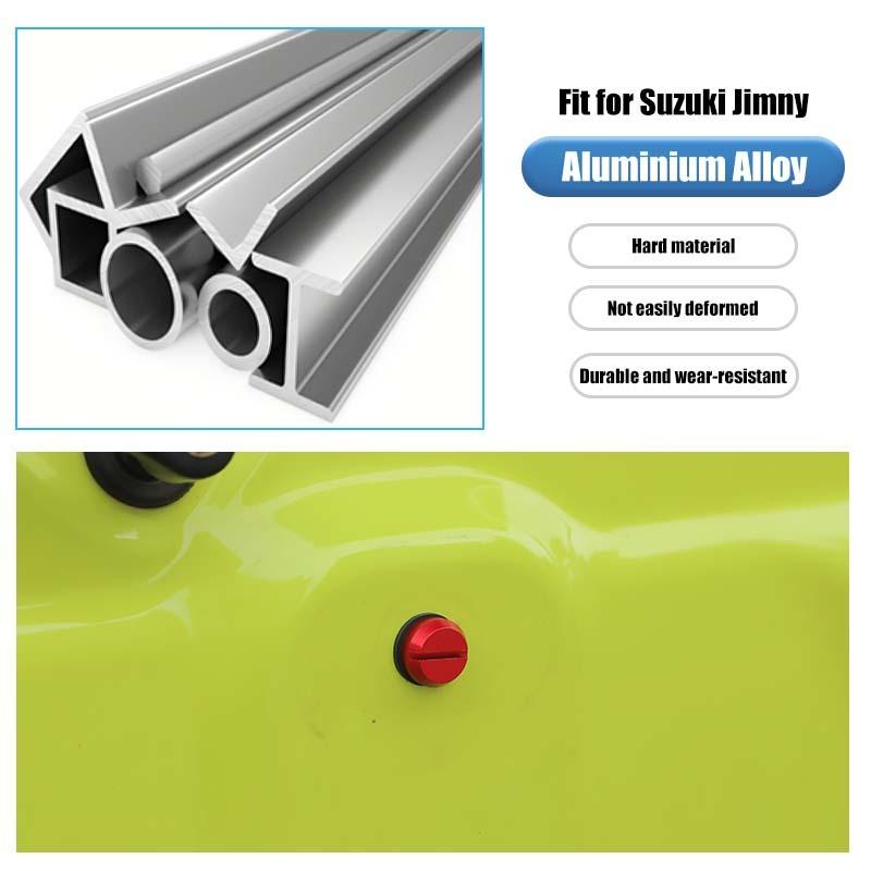 Декоративные винты с отверстиями для кронштейна запасного колеса автомобиля для Suzuki Jimny 2007 года и новее, аксессуары для интерьера
