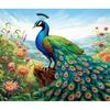 Краска по номерам для взрослых павлин животное DIY картина маслом по номерам на холсте пейзажная рамка номер картина Декор