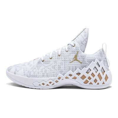 Мужские кроссовки Air Jordan Jumpman Diamond Low PF FIBA Белый металлик-золото CI1209-107