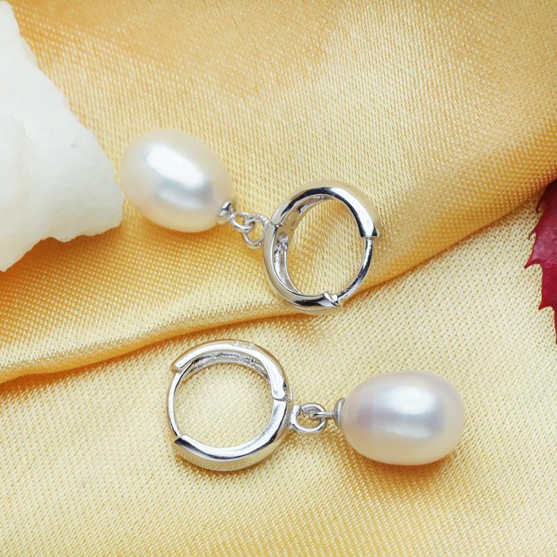 LSOOYH Natural Freshwater Pearl Small Hoop Earrings For Women Vintage Dainty Earrings Pearl Jewelry Birthday Gift