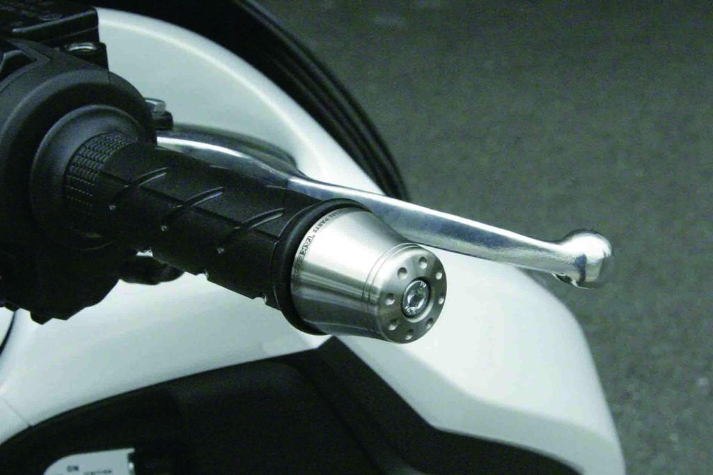 Special Parts Takegawa Stainless Steel Accessory Bar Ends, Universal Fit (Monkey 125, Grom, Super Cub, Cross Cub, PCX, etc.) 06-01-0177