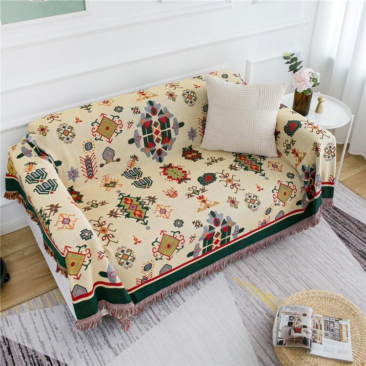 Утолщенное и минималистичное двустороннее тканевое одеяло для дивана, диванное полотенце, легкая роскошная скатерть для чайного стола, домашнее открытое походное одеяло, полотенце для кровати