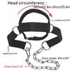 Head Neck Training Head Harness Body Strengh Exercise Strap Adjustable Neck Power Training Gym Fitness Weight Bearing Cap