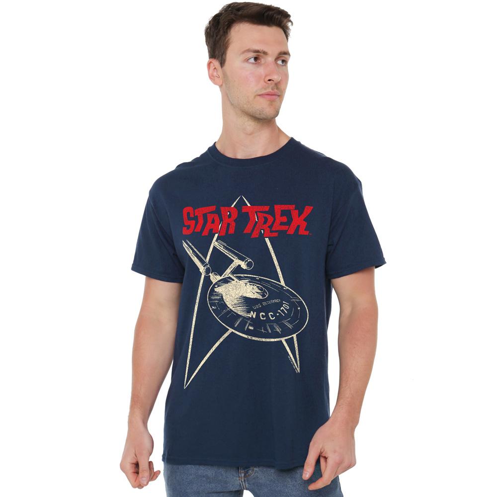 STAR TREK Мужская футболка с символом корабля