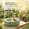 Bird Bath Circulation Pump For Parrots And Canaries With Automatic Rain Shower System