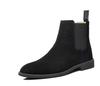 Men's Classic Retro Chelsea Boots Cow Suede Genuine Leather Men British Style Short Ankle Boot Mens Casual Shoes Zapatillas Male