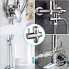Diverter Valve 3-Way 4-points Shower Head Angle Valve Bath